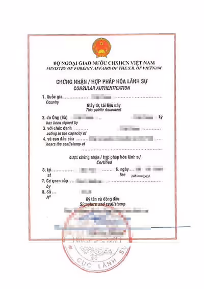 Vietnam Embassy Attestation